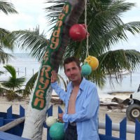 I discovered my name on a tree in Caye Caulker, Belize.